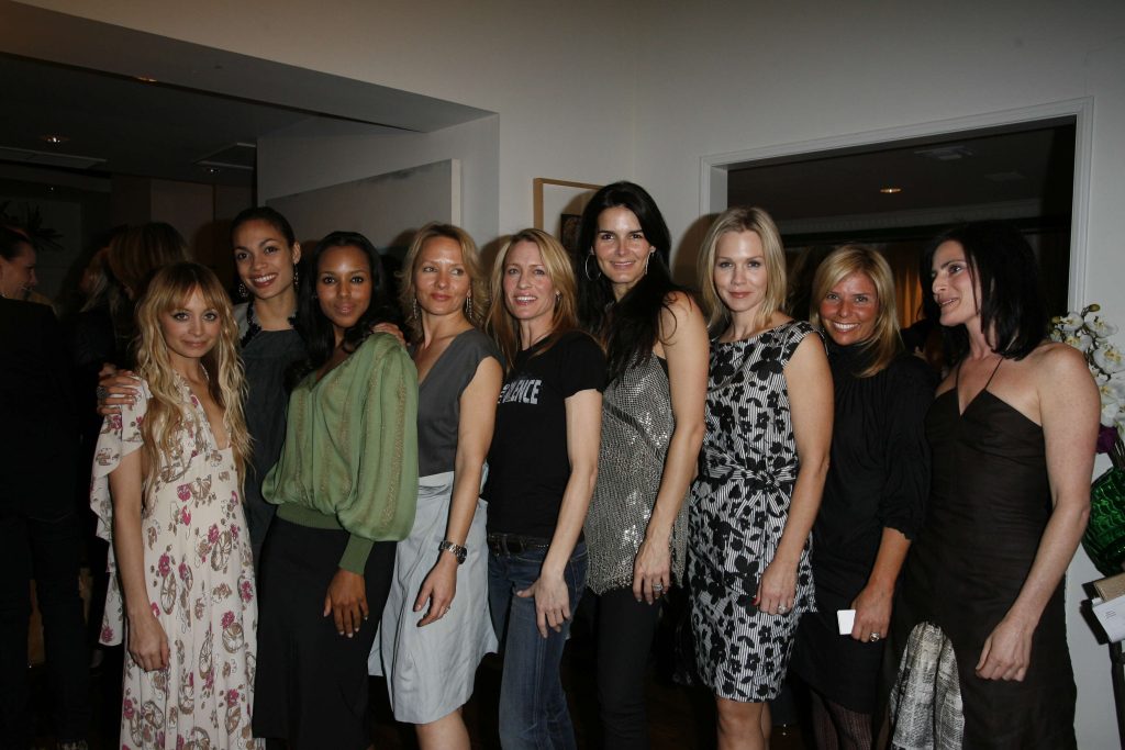 Robin Wright, Nicole MacNaughton, Nicole Richie, Kimberly Pinkson, Angie Harmon, Rosario Dawson, Kerry Washington, Chrise de Tournay Birkhan, Jennie Garth Robin Wright, Nicole MacNaughton, Nicole Richie, Kimberly Pinkson, Angie Harmon, Rosario Dawson, Kerry Washington, Chrise de Tournay Birkhan, Jennie Garth
